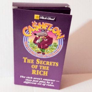 Rich Dad CashFlow The Secrets of The Rich VHS Tape